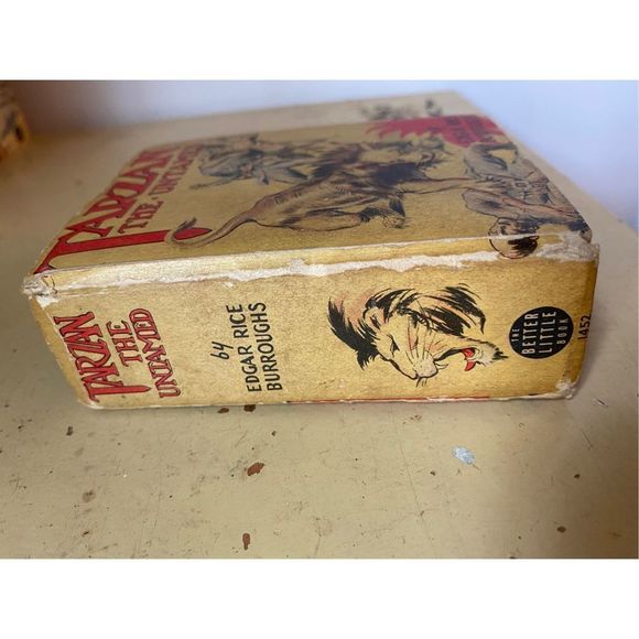 1941 BETTER BIG LITTLE BOOK TARZAN THE UNTAMED ERB BURROUGHS - Picture 2 of 6